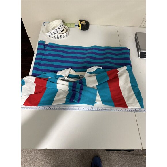 Davison's of Bermuda Vintage Cotton Striped Rugby Shirt Men's Size L - Picture 9 of 11